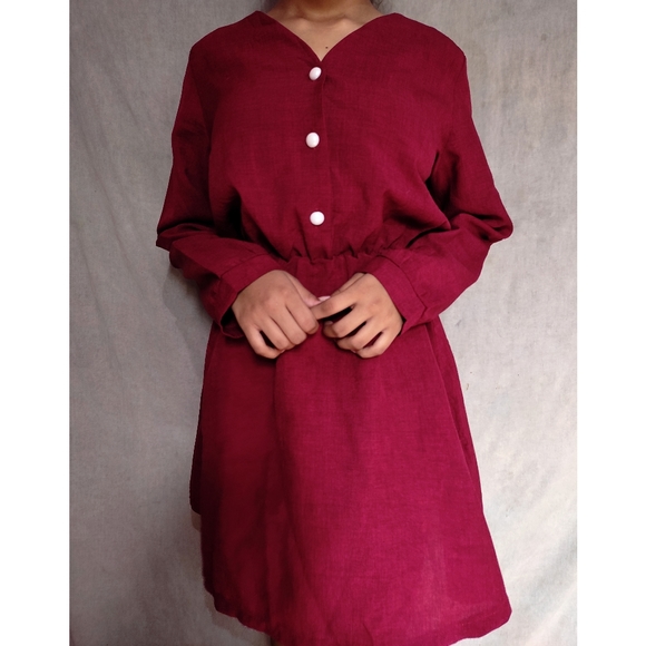 💜Maroon deess - Picture 4 of 5